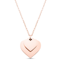 Personalised 2-Heart Love Necklace