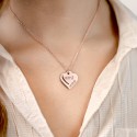 Personalised 2-Heart Love Necklace