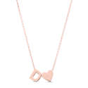 Personalised Initial Necklace with Heart